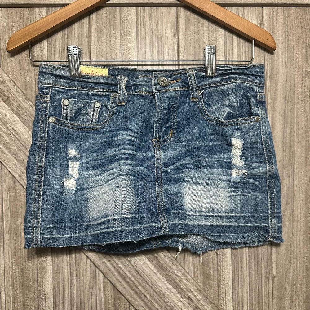 Machine Jeans Skirt